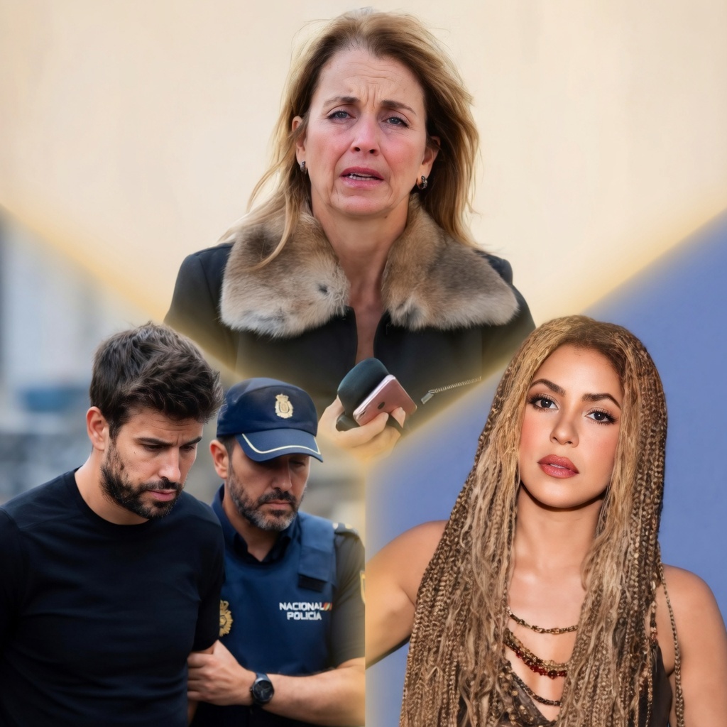 “Esta vez, hija mía, por favor, ayúdame”, sollozaba Montserrat Bernabéu, suplicándole a Shakira tras la detención de su hijo, Gerard Piqué, por parte de la policía española. – Luxury Blogs